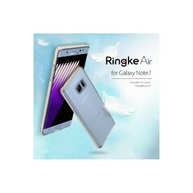 Husa Samsung Galaxy Note 7 Fan Edition Ringke AIR SMOKE BLACK + bonus folie Ringke Invisible Screen Defender