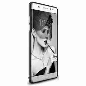 Husa Samsung Galaxy Note 7 Fan Edition Ringke Slim BLACK + Bonus folie Ringke Invisible Screen Defender