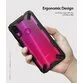 Husa Xiaomi Redmi Note 7 Ringke FUSION X Transparent/Negru - 6