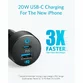 Incarcator auto Anker PowerDrive PD+ 2, 35W, USB-C, USB, Negru - 5