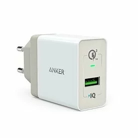 Incarcator de retea Anker PowerPort+ 1 Qualcomm Quick Charge 3.0 USB Alb