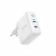 Incarcator retea Anker PowerPort III, 60W, 2x USB-C, Power Delivery, PowerIQ 3.0, Alb - 2