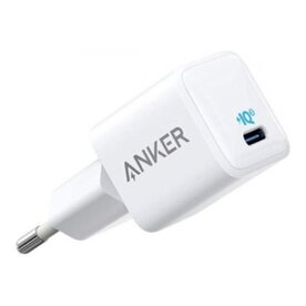 Incarcator retea Anker PowerPort III Nano 18W USB-C, PowerIQ 3.0, Alb