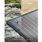 Incarcator solar pliabil Anker 625, 100W, Suport Ajustabil, USB-C, USB-A, compatibil cu PowerHouse - 2