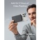 Incarcator wireless magnetic Anker 633, MagGo 2in1, cu baterie externa detasabila, pentru seria iPhone 12 si 13, Negru - 3