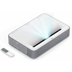 Proiector video VAVA VA-LT002 4K Ultra Short Throw Laser TV, 2500 ANSI lm, HDR 10, Sound Bar Harman Kardon, ALPD 3.0, Alb