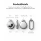 Set de 4 Huse Breloc Ringke Slim pentru Apple Airtag, Transparent - 11