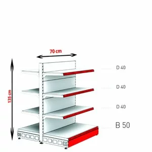 RAFTURI METAL RM-13 Înălțime-135, Lățime- 70cm