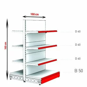 RAFTURI METAL RM-13 Înălțime-165, Lățime-100cm picture - 2