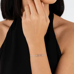 Infinity Peace сребърна гривна