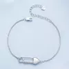 Love Safety Pin сребърна гривна picture - 3