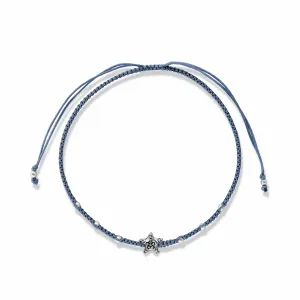 Гривна с връвчица Blue Starfish