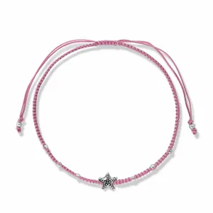 Гривна с връвчица Pink Starfish