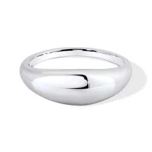 Игрива форма сребърен пръстен