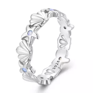 Красив морски сребърен пръстен