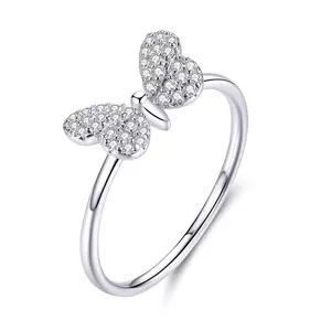 Сребърeн пръстен Dazzling Butterfly