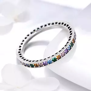 Сребърeн пръстен Rainbow Ring