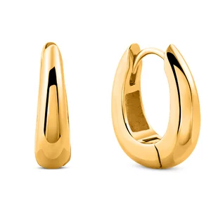 Сребърен пръстен Classic Thick Gold