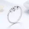 сребърен пръстен Glittering Hearts picture - 6