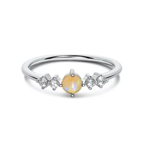 Сребърен пръстен Silver Opal Harmony