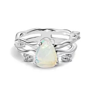 Сребърен пръстен Twilight Silver Opal