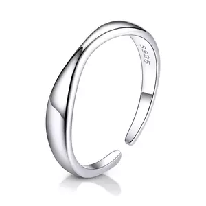 Сребърен пръстен Wave Ring