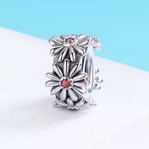 сребърен талисман Daisy Flower