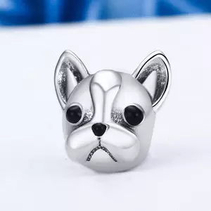 сребърен талисман French Bulldog