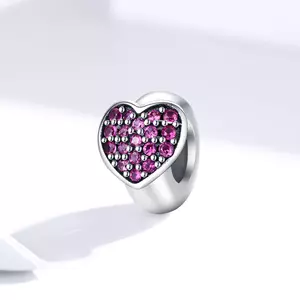 сребърен талисман Heart Stopper Bead