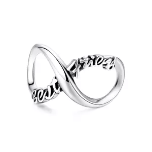 сребърен талисман Infinite Friendship