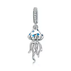 сребърен талисман Silver Jellyfish