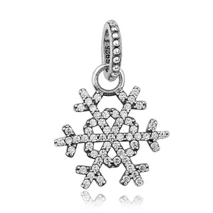 сребърен талисман Silver Winter Snowflake