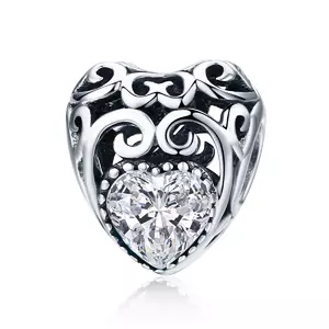 сребърен талисман Vintage Birthstone - Aprilie