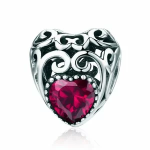 сребърен талисман Vintage Birthstone - Юли