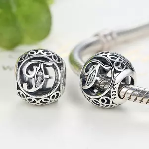 сребърен талисман сu F