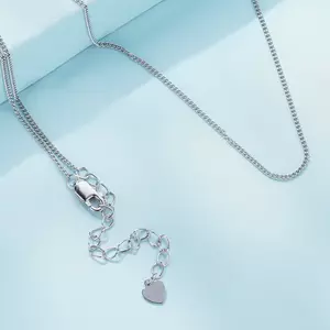 Сребърна верига Curb Chain S