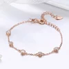 Сребърна гривна Rose Gold Little Hearts picture - 3