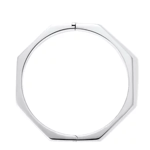 Сребърна гривна Simple Hexagon