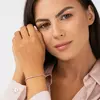 Сребърна гривна Sparkling Tennis rose gold picture - 2