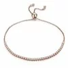 Сребърна гривна Sparkling Tennis rose gold picture - 1