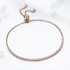 Сребърна гривна Sparkling Tennis rose gold picture - 3