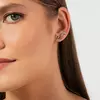 Сребърни обеци Crystal Snake
