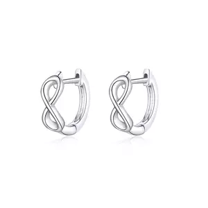 Сребърни обеци Infinite Little Hoops