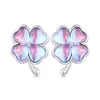 Сребърни обеци Mystic Clover picture - 1