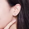 Сребърни обеци Small Hearts Earrings picture - 5