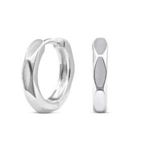 Сребърни обеци Subtle Hoops