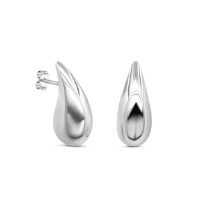 Сребърни обеци Timeless Teardrop