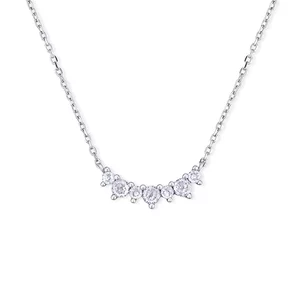 Сребърно колие Brilliant Crystales