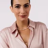 Сребърно колие Golden Pearl Embrace picture - 2