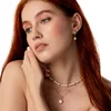 Сребърно колие Golden Pearl Embrace picture - 4